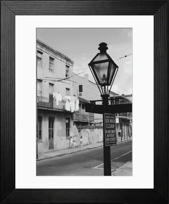 Framed Print : New Orleans French Quarter Framed Print : New Orleans French Quarter
