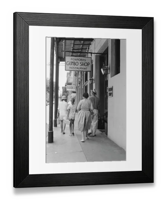 Framed Print : New Orleans French Quarter Framed Print : New Orleans French Quarter