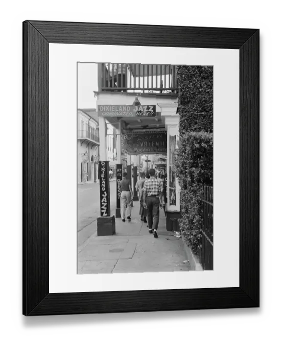Framed Print : New Orleans French Quarter Framed Print : New Orleans French Quarter