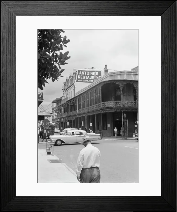 Framed Print : New Orleans French Quarter Framed Print : New Orleans French Quarter
