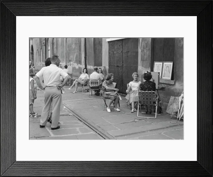 Framed Print : New Orleans French Quarter Framed Print : New Orleans French Quarter