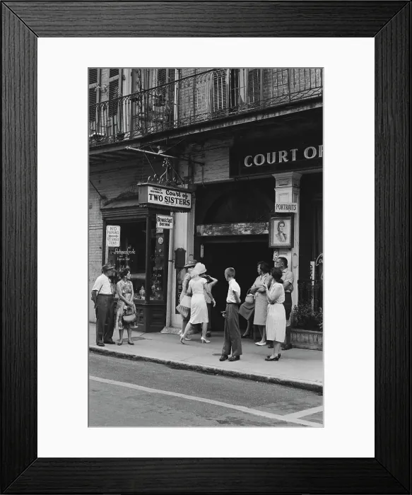 Framed Print : New Orleans French Quarter Framed Print : New Orleans French Quarter
