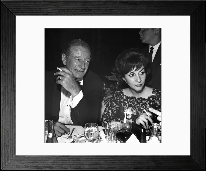 Framed Print : John Wayne On The Town Framed Print : John Wayne On The Town