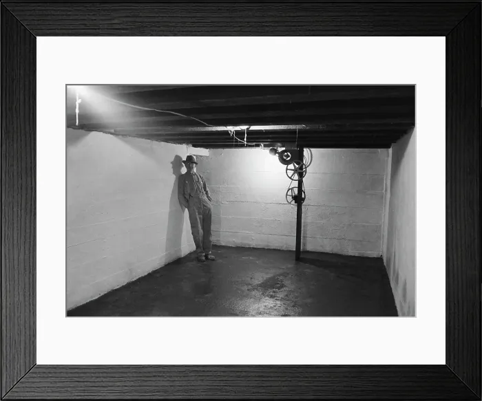 Framed Print : DIY Fall Out Shelter Framed Print : DIY Fall Out Shelter