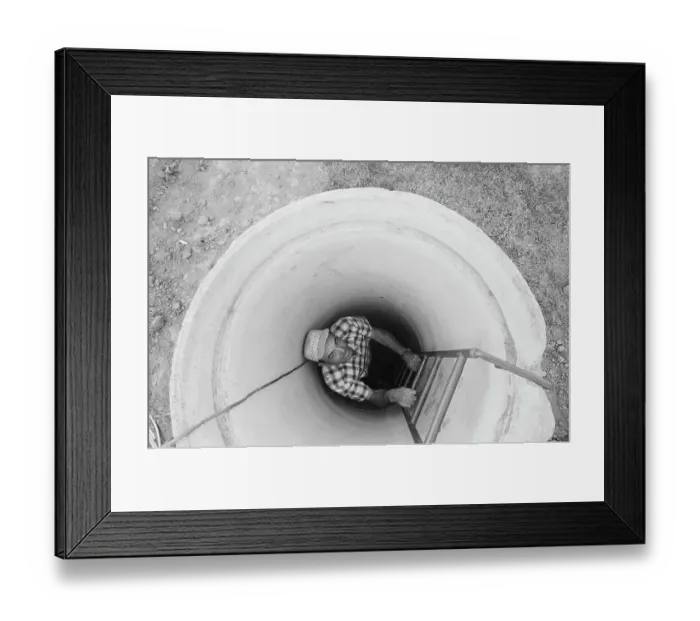 Framed Print : DIY Fall Out Shelter Framed Print : DIY Fall Out Shelter