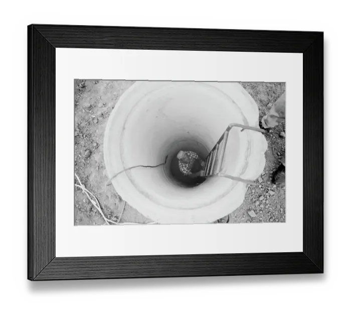 Framed Print : DIY Fall Out Shelter Framed Print : DIY Fall Out Shelter