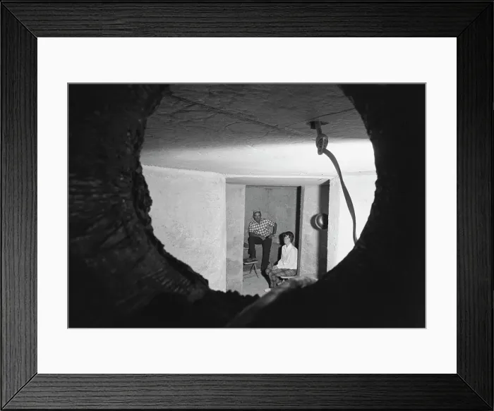 Framed Print : DIY Fall Out Shelter Framed Print : DIY Fall Out Shelter