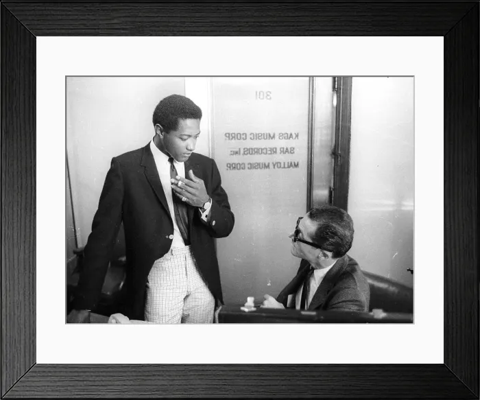 Framed Print : Sam Cooke At SAR Records Framed Print : Sam Cooke At SAR Records