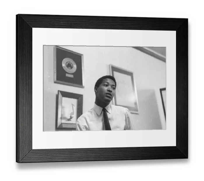 Framed Print : Sam Cooke At SAR Records Framed Print : Sam Cooke At SAR Records