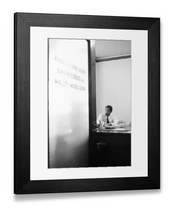 Framed Print : Sam Cooke At SAR Records Framed Print : Sam Cooke At SAR Records