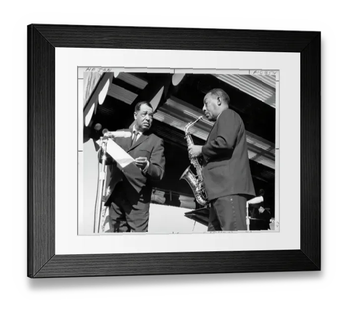 Framed Print : Duke Ellington & Johnny Hodges Framed Print : Duke Ellington & Johnny Hodges