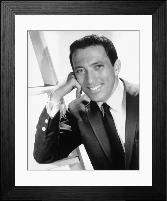 Framed Print : Singer Andy Williams Framed Print : Singer Andy Williams