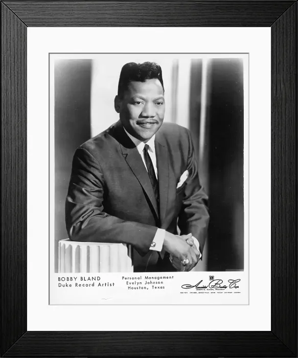 Framed Print : Bobby Bland Portrait