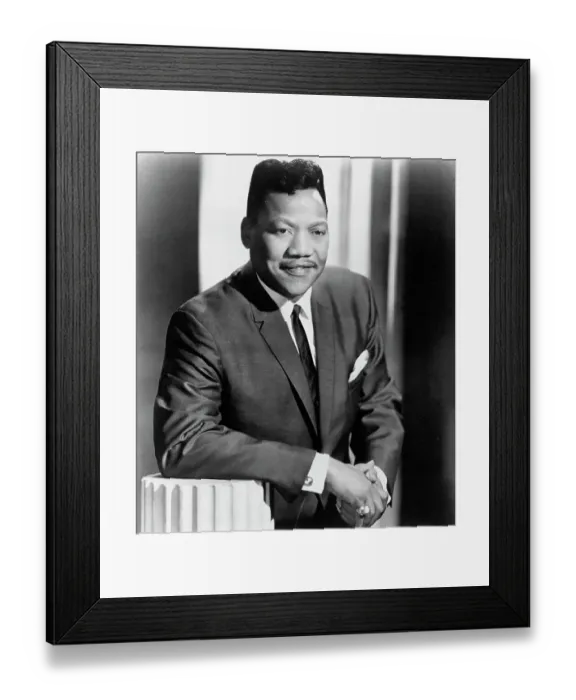 Framed Print : Bobby Bland Portrait Framed Print : Bobby Bland Portrait