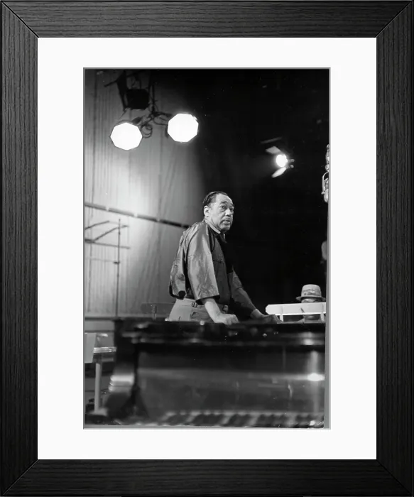 Framed Print : Duke Ellington In The Studio