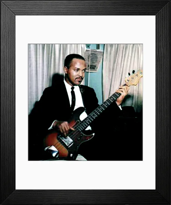 Framed Print : Funk Brothers Bassist Framed Print : Funk Brothers Bassist