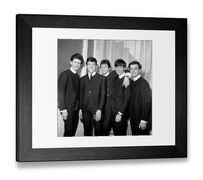 Framed Print : The Hollies Early Portrait Framed Print : The Hollies Early Portrait