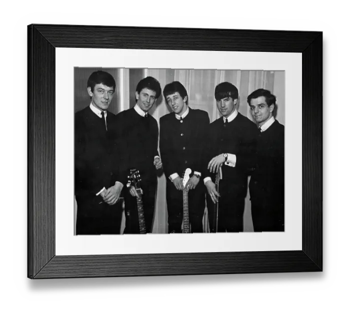 Framed Print : The Hollies Early Portrait Framed Print : The Hollies Early Portrait