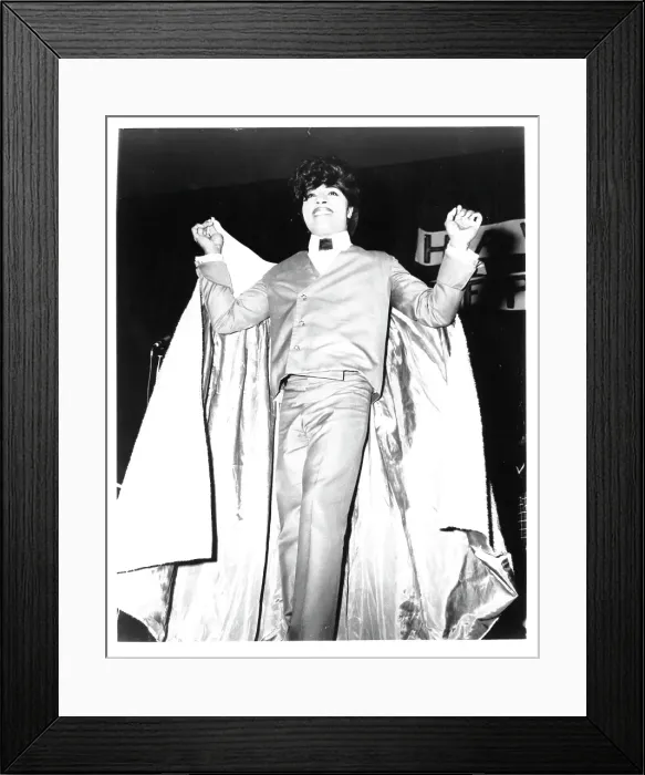 Framed Print : Little Richard With Cape Framed Print : Little Richard With Cape