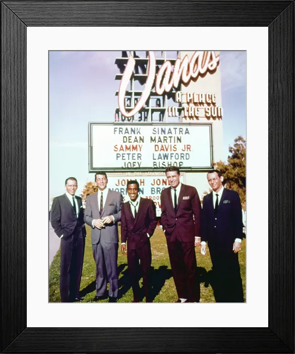 Framed Print : Rat Pack At The Sands Framed Print : Rat Pack At The Sands