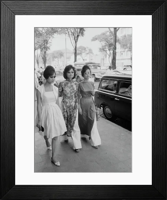 Framed Print : Saigon Girls Framed Print : Saigon Girls