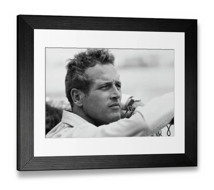 Framed Print : Paul Newman, Go Kart Raceway, Azusa, California Framed Print : Paul Newman, Go Kart Raceway, Azusa, California