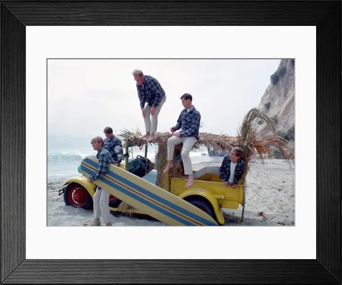 Framed Print : Beach Boys At The Beach Framed Print : Beach Boys At The Beach