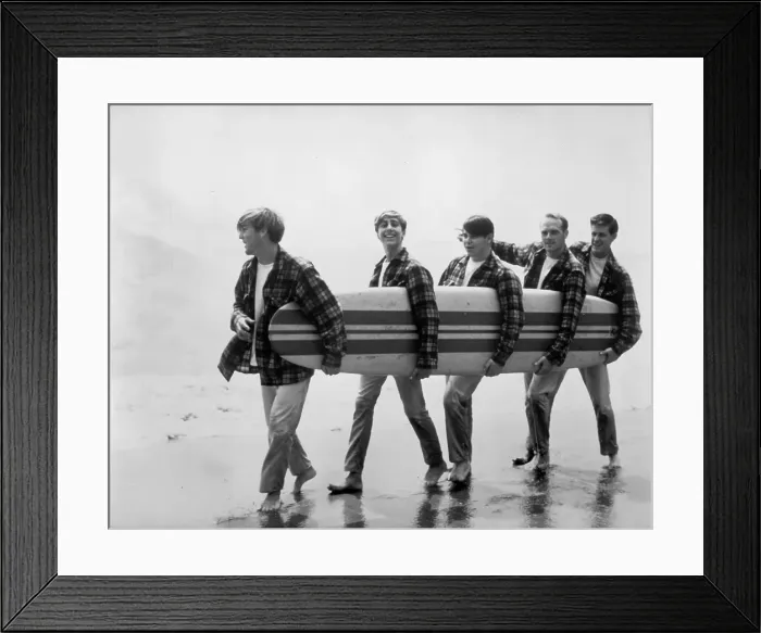 Framed Print : Beach Boys Surfin Safari Shoot Framed Print : Beach Boys Surfin Safari Shoot