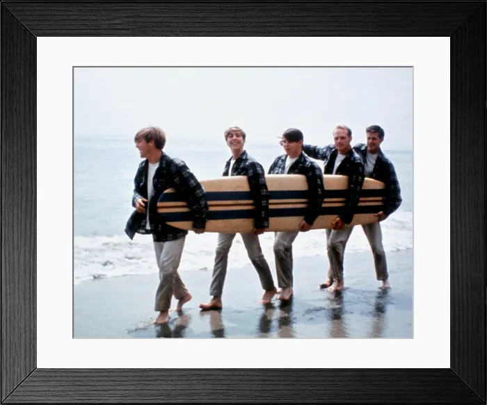Framed Print : Beach Boys Surfin Safari Shoot