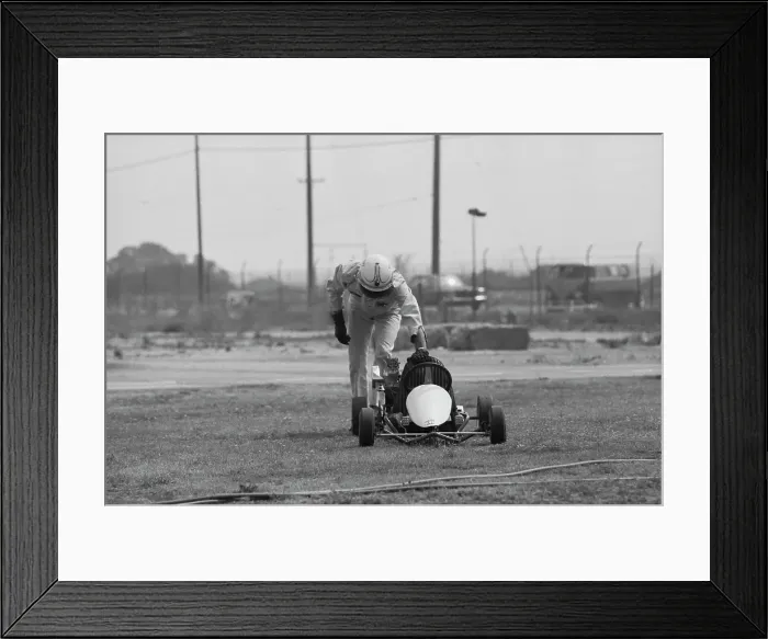 Framed Print : Paul Newman, Go Kart Raceway, Azusa, California Framed Print : Paul Newman, Go Kart Raceway, Azusa, California
