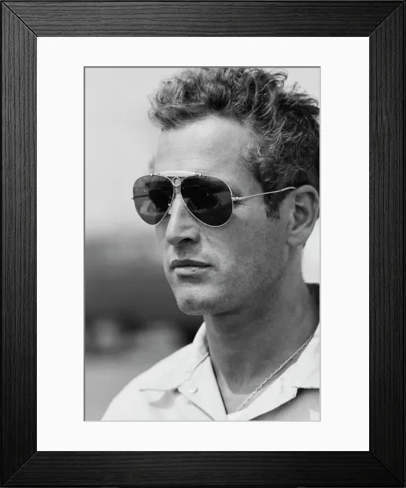 Framed Print : Paul Newman, Go Kart Raceway, Azusa, California Framed Print : Paul Newman, Go Kart Raceway, Azusa, California