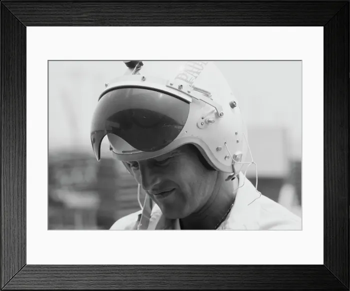Framed Print : Paul Newman, Go Kart Raceway, Azusa, California