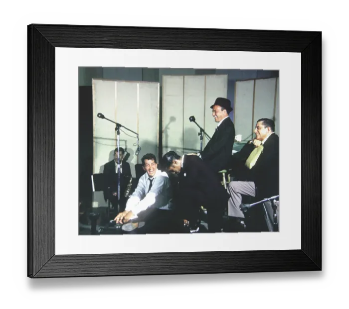 Framed Print : Rat Pack Recording Framed Print : Rat Pack Recording