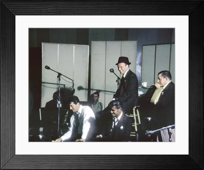 Framed Print : Rat Pack Recording Framed Print : Rat Pack Recording