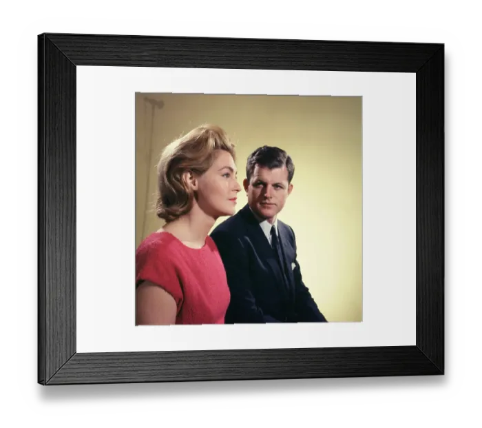 Framed Print : Edward And Joan Kennedy Framed Print : Edward And Joan Kennedy
