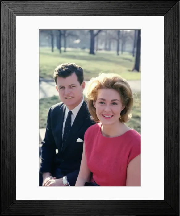 Framed Print : Edward And Joan Kennedy Framed Print : Edward And Joan Kennedy