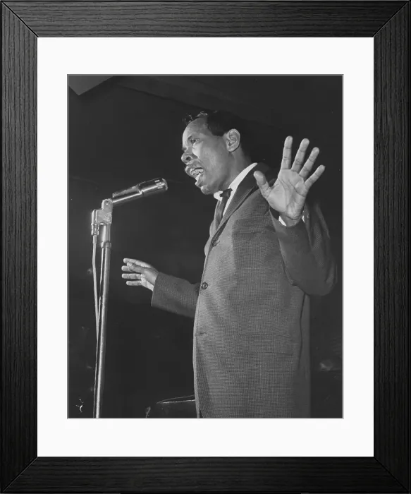 Framed Print : Photo of Babs Gonzalez Framed Print : Photo of Babs Gonzalez