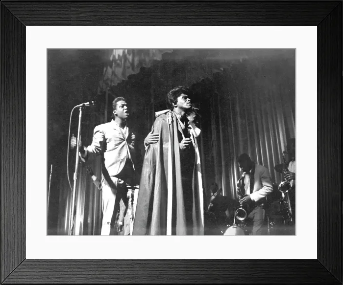 Framed Print : James Brown Performing At The Apollo Framed Print : James Brown Performing At The Apollo