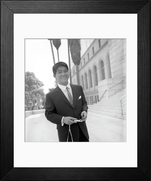 Framed Print : Photo of Kyu Sakamoto Framed Print : Photo of Kyu Sakamoto