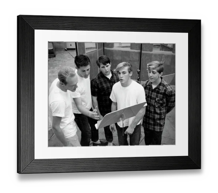 Framed Print : Beach Boys Singing