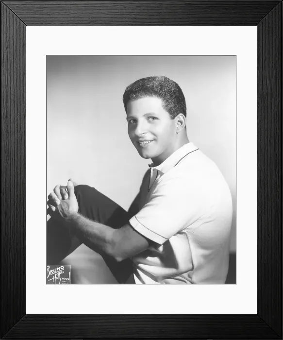 Framed Print : The Crests Singer Portrait Framed Print : The Crests Singer Portrait