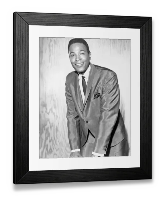 Framed Print : Marvin Gaye Portrait Framed Print : Marvin Gaye Portrait