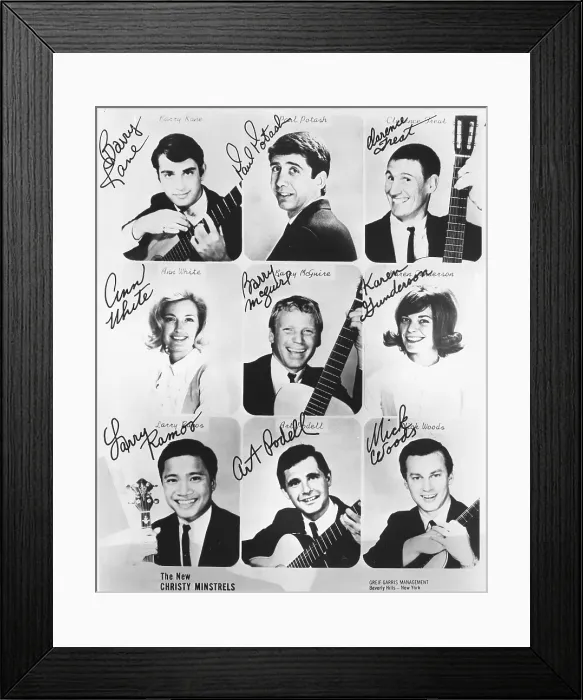 Framed Print : New Christy Minstrels Portrait Framed Print : New Christy Minstrels Portrait