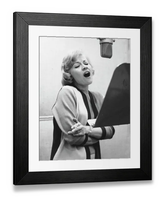 Framed Print : Patti Page In The Studio Framed Print : Patti Page In The Studio