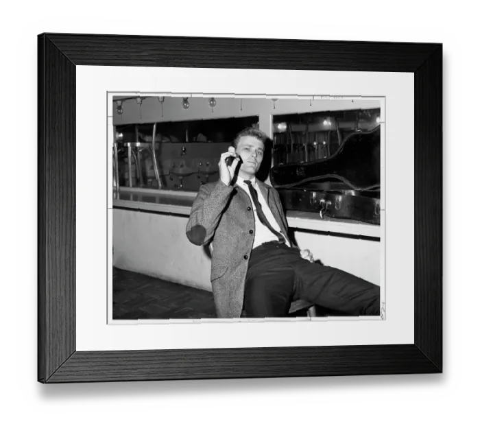 Framed Print : Relaxing With A Stogie Backstage Framed Print : Relaxing With A Stogie Backstage