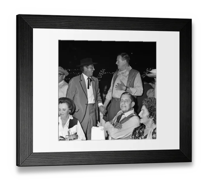 Framed Print : John Wayne On The Town Framed Print : John Wayne On The Town