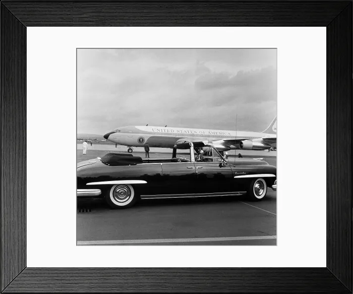 Framed Print : President Kennedy Arrives In Berlin Framed Print : President Kennedy Arrives In Berlin
