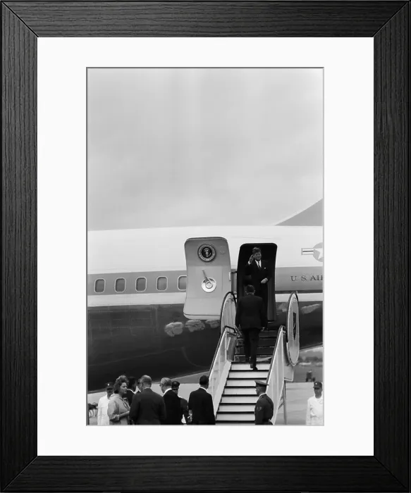 Framed Print : President Kennedy Arrives In Berlin Framed Print : President Kennedy Arrives In Berlin