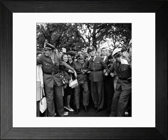 Framed Print : President Kennedy Arrives In Berlin Framed Print : President Kennedy Arrives In Berlin