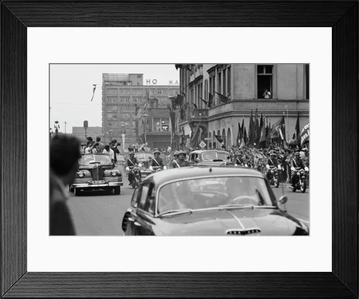 Framed Print : Khrushchev In East Berlin Framed Print : Khrushchev In East Berlin